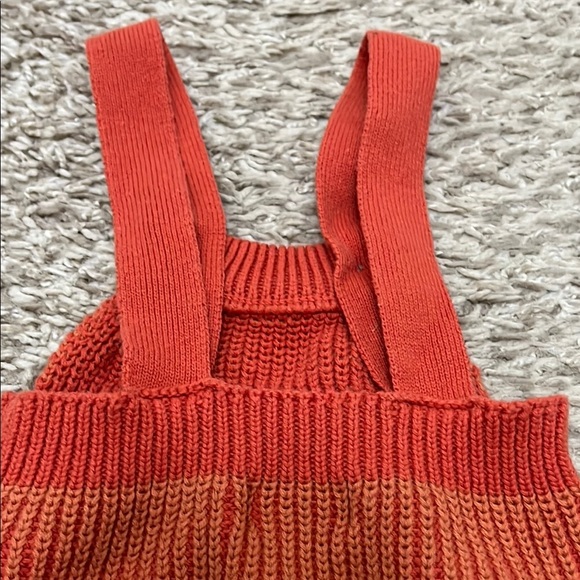 Cat & Jack Orange Chunky Knit 100% Cotton Bubble Romper - Size Newborn - Picture 11 of 13